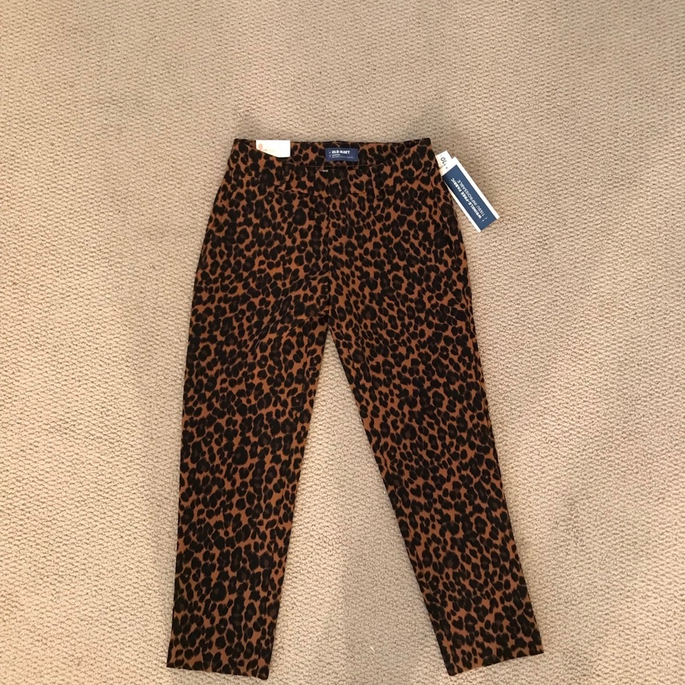 Leopard trousers
